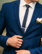 French Blue Slim Fit 2 Pc Suit