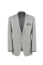 Load image into Gallery viewer, BUILD YOUR PACKAGE: Light Grey Slim Fit Suit (Package Includes 2 Pc Suit, Shirt, Necktie or Bow Tie, Matching Pocket Square, &amp; Shoes)
