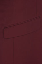 Load image into Gallery viewer, BUILD YOUR PACKAGE: Burgundy Slim Fit Suit (Package Includes 2 Pc Suit, Shirt, Necktie or Bow Tie, &amp; Matching Pocket Square)
