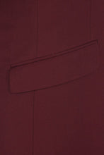 Load image into Gallery viewer, PREMIUM BUILD YOUR PACKAGE: Burgundy Slim Fit Suit (Package Includes 2 Pc Suit, Shirt, Necktie or Bow Tie, Matching Pocket Square)
