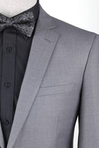 BUILD YOUR PROM PACKAGE: Light Grey Slim Fit Suit