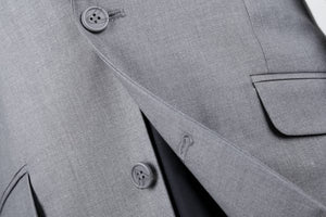 Light Grey Slim Fit 2 Pc Suit