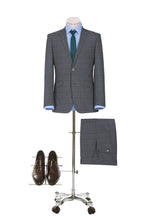 Load image into Gallery viewer, BUILD YOUR PACKAGE: Pattern Slim Fit Suit (Package Includes 2 Pc Suit, Shirt, Necktie or Bow Tie, Matching Pocket Square, &amp; Shoes)
