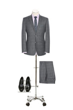 Load image into Gallery viewer, BUILD YOUR PACKAGE: Pattern Slim Fit Suit (Package Includes 2 Pc Suit, Shirt, Necktie or Bow Tie, Matching Pocket Square, &amp; Shoes)
