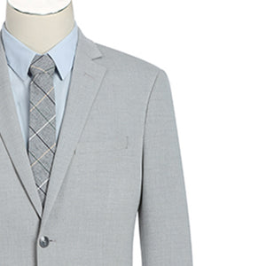 New Soft Grey Slim Fit 2 Pc Suit