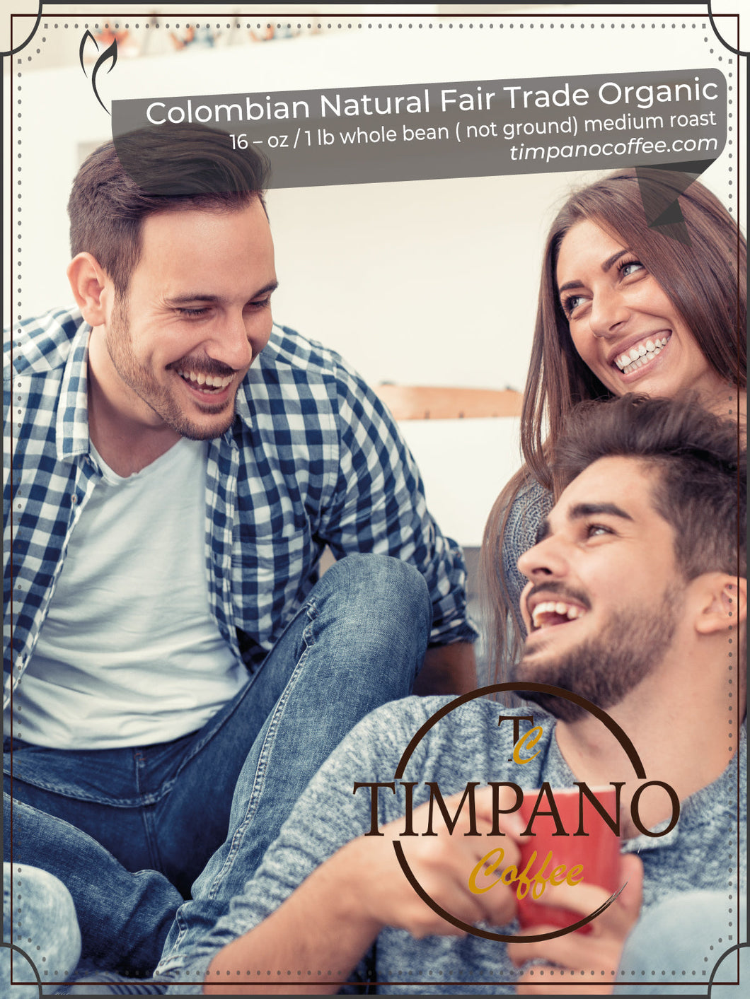 Timpano Colombian Natural Fair Trade Organic