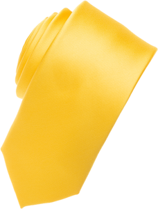 Yellow Skinny Necktie