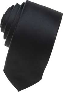 Black Skinny Necktie