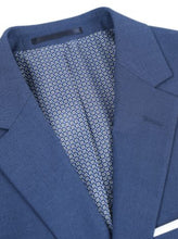 Load image into Gallery viewer, Blue Stretch Trim Fit 2 Pc Suit
