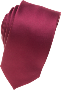 F. Red Skinny Necktie