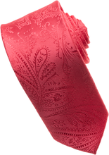 Load image into Gallery viewer, Brown Paisley Tone on Tone Necktie
