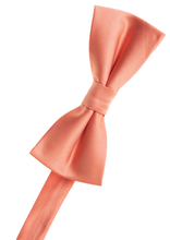 Load image into Gallery viewer, Coral Pink Bow Tie
