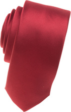 Load image into Gallery viewer, F. Red Skinny Necktie
