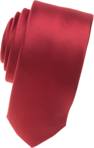 Beet Skinny Necktie