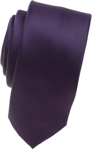 Purple Skinny Necktie