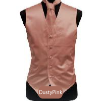 Dusty-Pink Mens Solid Vest