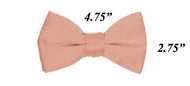 Modern Solid Bow Ties - Dusty Pink