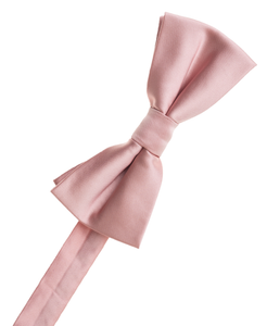 Coral Pink Bow Tie