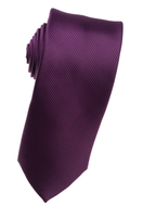 Eggplant Tone on Tone Necktie