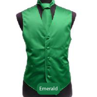 Emerald Mens Solid Vest