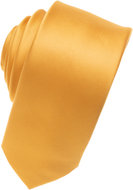 Gold Skinny Necktie