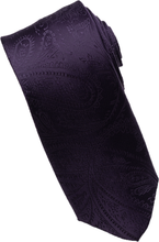 Load image into Gallery viewer, Navy Paisley Tone on Tone Necktie

