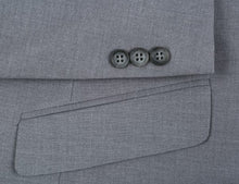 Load image into Gallery viewer, PREMIUM BUILD YOUR PACKAGE: Grey Stretch Trim Fit Suit (Package Includes 2 Pc Suit, Shirt, Necktie or Bow Tie, Matching Pocket Square)
