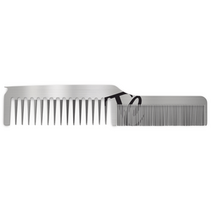 Dual Tooth Stainless Comb Parting Tip