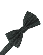 Load image into Gallery viewer, Pure White Herringbone Bow Tie
