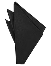 Load image into Gallery viewer, Sapphire Herringbone Pocket Square
