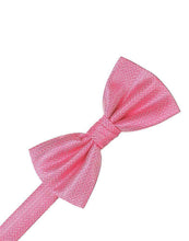 Load image into Gallery viewer, Pure White Herringbone Bow Tie
