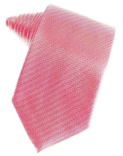 Load image into Gallery viewer, Bubblegum Herringbone Necktie
