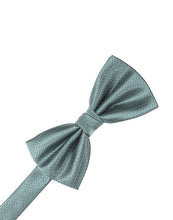Load image into Gallery viewer, Pure White Herringbone Bow Tie

