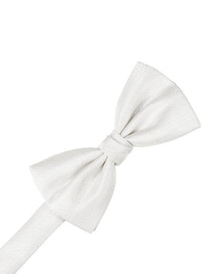 Rose Herringbone Bow Tie