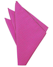 Load image into Gallery viewer, Platinum Herringbone Pocket Square
