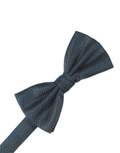 Load image into Gallery viewer, Pure White Herringbone Bow Tie
