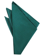 Load image into Gallery viewer, Sapphire Herringbone Pocket Square
