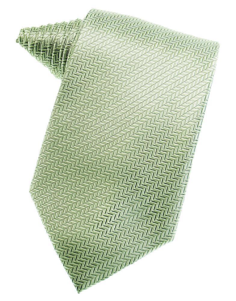 Mint Herringbone Necktie