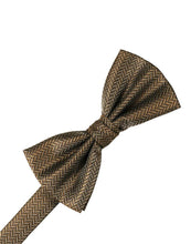 Load image into Gallery viewer, Pure White Herringbone Bow Tie
