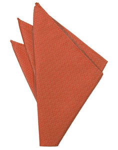 Pool Herringbone Pocket Square