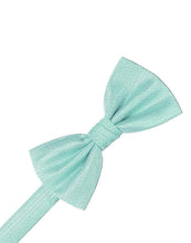 Load image into Gallery viewer, Pure White Herringbone Bow Tie
