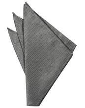 Load image into Gallery viewer, Sapphire Herringbone Pocket Square
