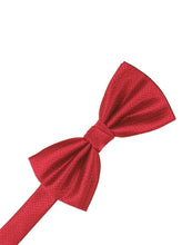 Load image into Gallery viewer, Pure White Herringbone Bow Tie
