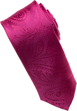 Load image into Gallery viewer, Brown Paisley Tone on Tone Necktie

