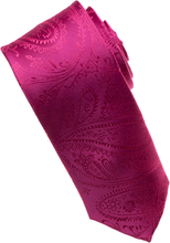 Load image into Gallery viewer, Grape Paisley Tone on Tone Necktie
