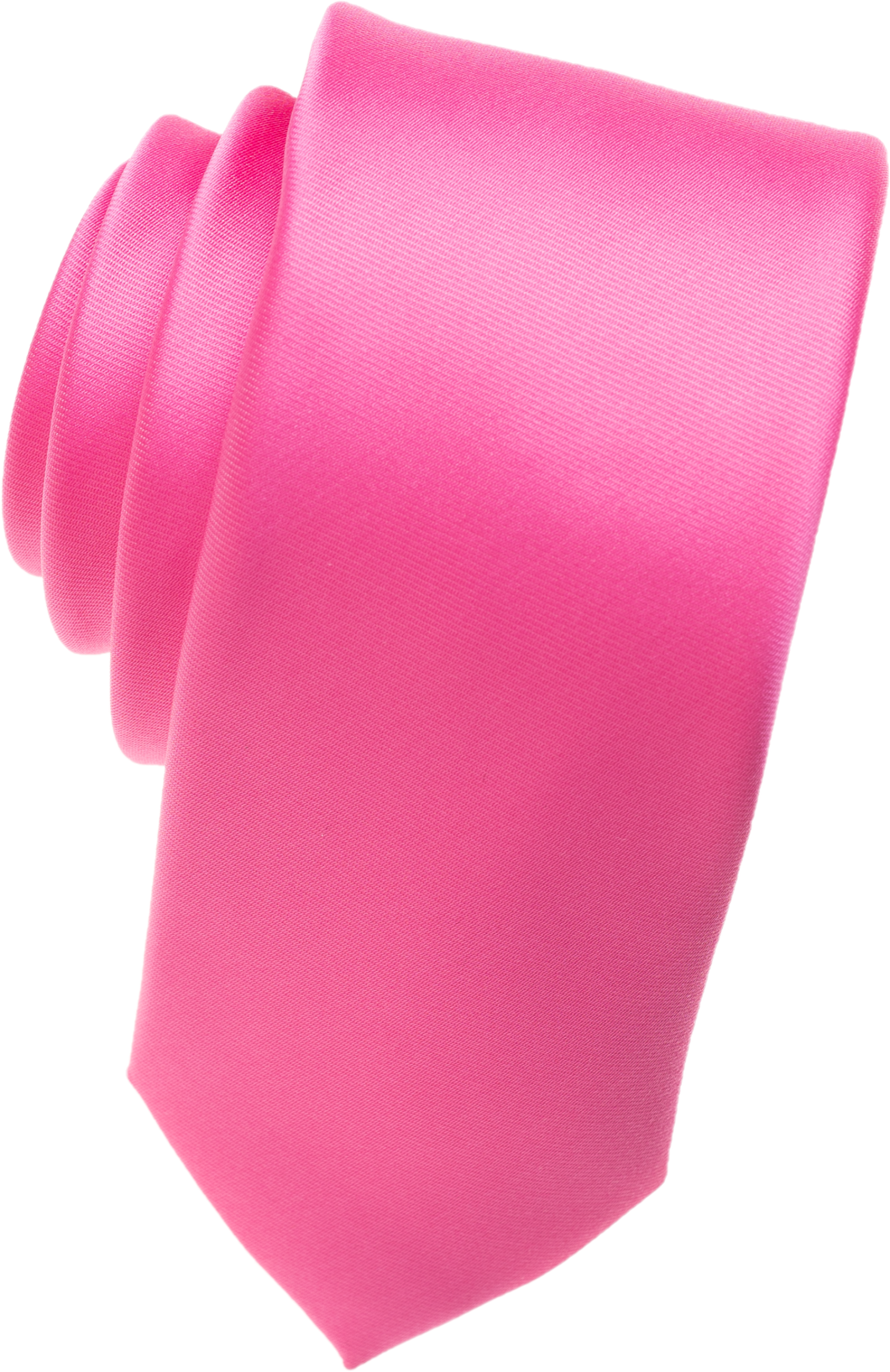 Hot Pink Skinny Necktie