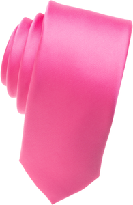 L. Pink Skinny Necktie