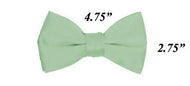 Modern Solid Bow Ties - Laurel Green