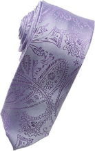 Load image into Gallery viewer, Lavender Paisley Tone on Tone Necktie
