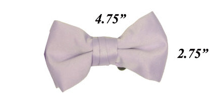 Modern Solid Bow Ties - Lavender